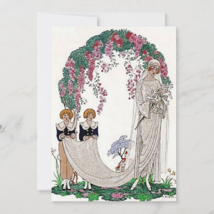 Invitation Mariée Art déco