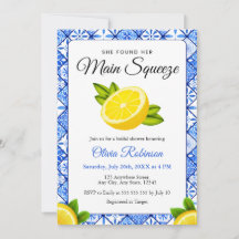 Mariée au citron méditerranéen Main Squeeze 