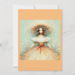 Invitation Mariée d'Automne (vierge)