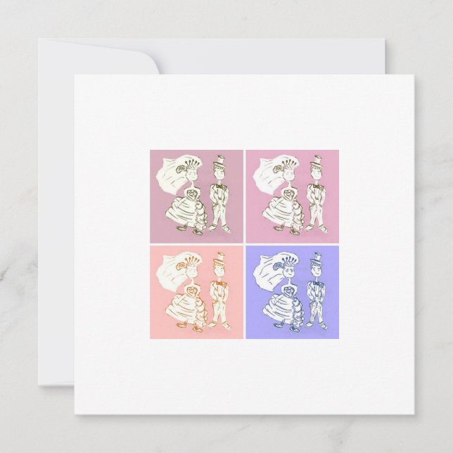 Invitation Mariée et marié (Devant)