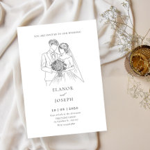 Mariée et marié élégant mariage