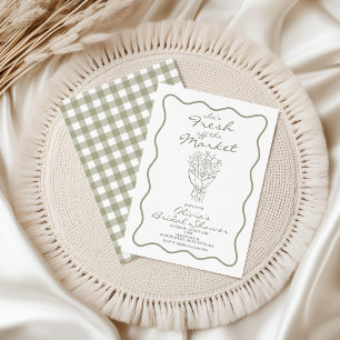 Invitation Mariée Fraîche du Marché