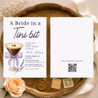 Mariee Martini dans une Tini Bit Code QR Enterreme