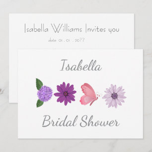 Invitation Mariée Personnalisée, Fête de Fiançailles sur Mesu