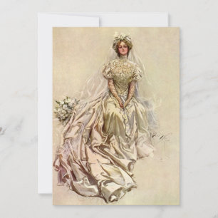 Invitation Mariée victorienne vintage, Fête des mariées Tea P