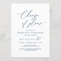 Marine minimale, Changement de plan, mariage repor