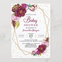 Maroon rouge profond baby shower de saumon rouge r