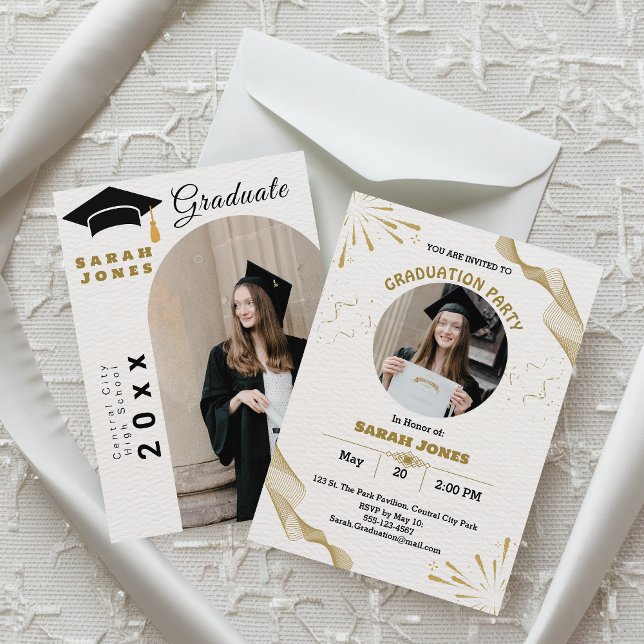 Invitation Marquez votre réussite : Graduation Party (Créateur téléchargé)