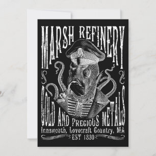 Invitation Marsh Refining Company Innsmouth Lovecraft