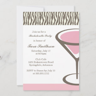 Invitation {martini} fillettes nocturnes