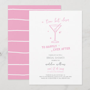 Invitation Martini Heureusement Jamais Après La Fête des mari
