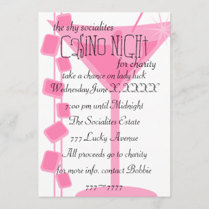 Invitation Martini Rock Retro