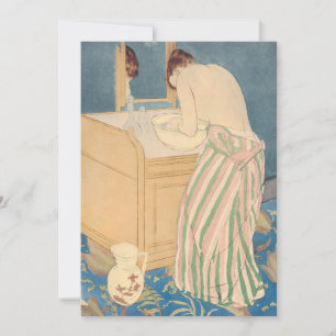 Invitation Mary Cassatt - Femme au bain