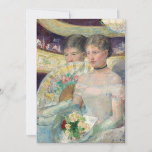 Invitation Mary Cassatt - La Loge