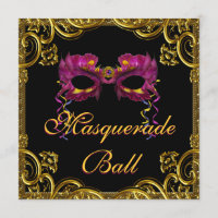 Masque de l'or noir Soirée masquée