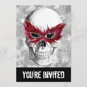 Invitation Masque de plumes