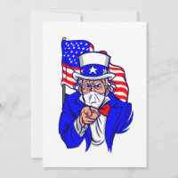 masque facial de l'oncle Sam patriotique usa