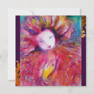 INVITATION MASQUE ROUGE / SOIREE DE MARDI GRAS EN MASQUE