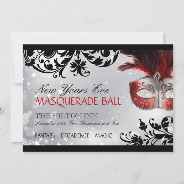 Invitation Masquerade (Devant)
