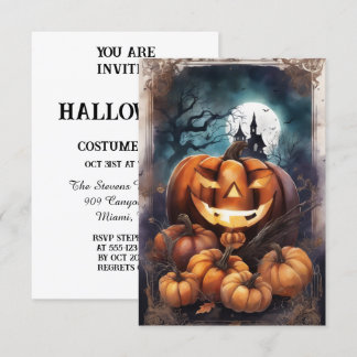 Invitation Masquerade de minuit : L'ultime Hal personnalisabl