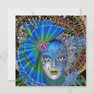 Invitation Masquerade Mardi Gras