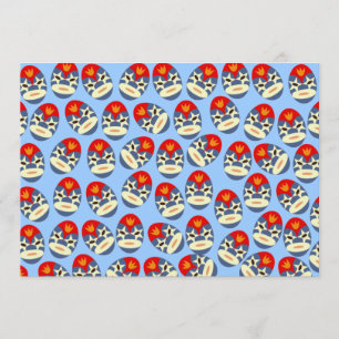 Invitation Masques Blue Lucha Libre