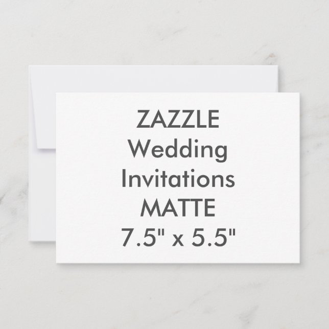 Invitation MATELAS 120 livres 7,5 pouces x 5,5 pouces Invitat (Devant)