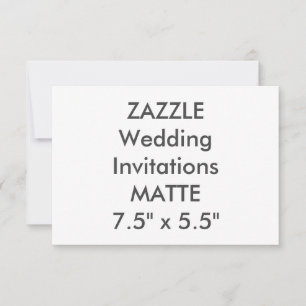 Invitation MATELAS 120 livres 7,5 pouces x 5,5 pouces Invitat