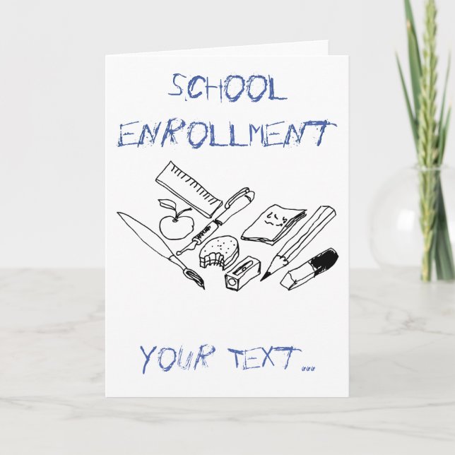 Invitation Matériel pédagogique sur l'invitation à l'inscript (Devant)