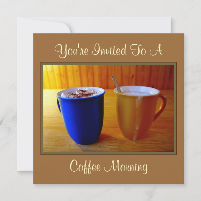 Invitation Matin de café (Devant)