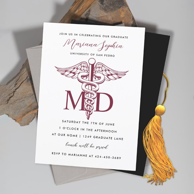 Invitation MD Docteur en médecine Bourgogne (Créateur téléchargé)
