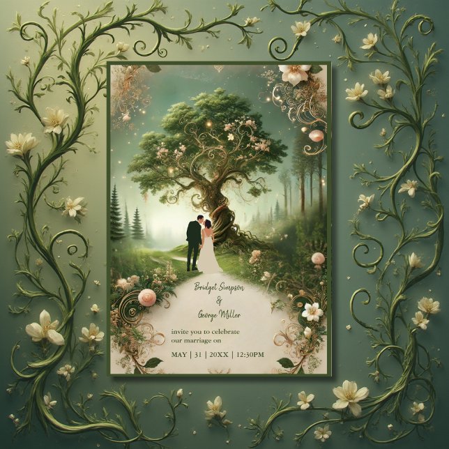 Invitation Médiéval mystique Enchanted Forest Mariage (Créateur téléchargé)