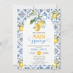 Invitation Mediterranean Citrus Main Squeeze Baby Shower de M