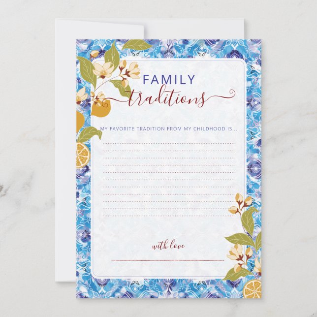 Invitation Mediterranean Lemon Amalfi Coast Baby Shower (Devant)