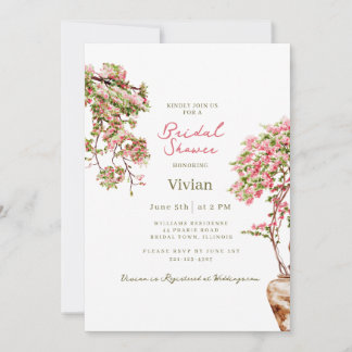 Invitation Méditerranéenne Bouquet de Bougainvillea Floral po
