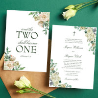 Megan White Roses Verdure Mariage chrétien