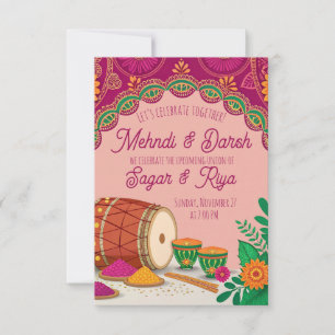 Invitation Mehndi Dholki 
