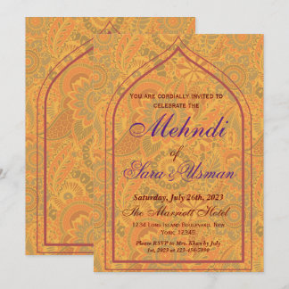 Invitation Mehndi Sangeet