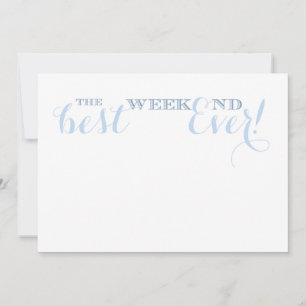 Invitation Meilleur graphique de fin de semaine uniquement