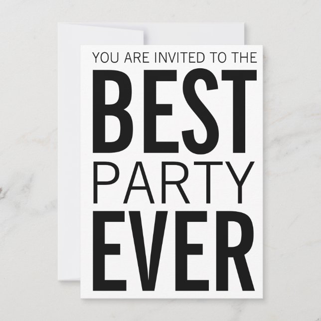 Invitation Meilleur parti jamais (Devant)