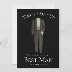 Invitation Meilleur temps de proposition homme pour s'adapter