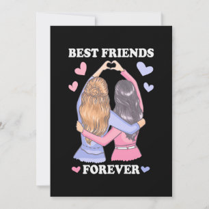 Invitation Meilleurs amis pour toujours