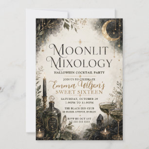 Invitation Mélange de Mixologie au Clair de Lune pour un Swee