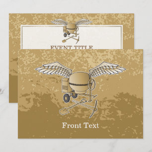 Invitation Mélangeur en béton beige