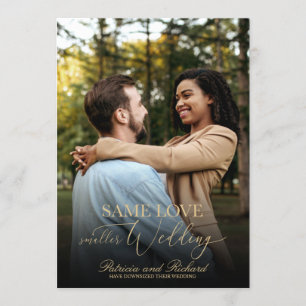 Invitation Même Amour Télédimensionner Mariage Simple Élégant