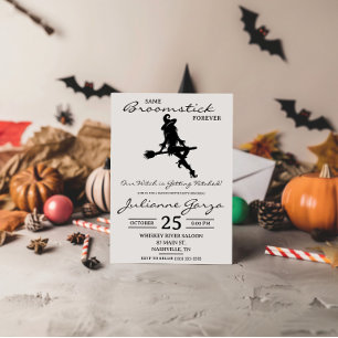 Invitation Même balai pour toujours ! Enterrement de vie de j
