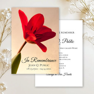 Invitation Mémorial commémoratif de l'anniversaire de la mort