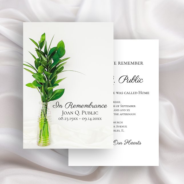 Invitation Mémorial de l'anniversaire de la mort blanche (Créateur téléchargé)