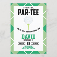 Men Golf Par-tee Anniversaire