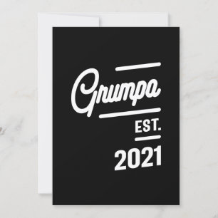 Invitation Mens Grumpa Est. 2021